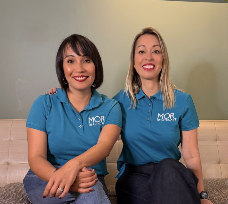 Javiera and Catalina, founders of MOR. Healthcare